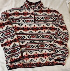 AZTEC QUARTER ZIP FLEECE